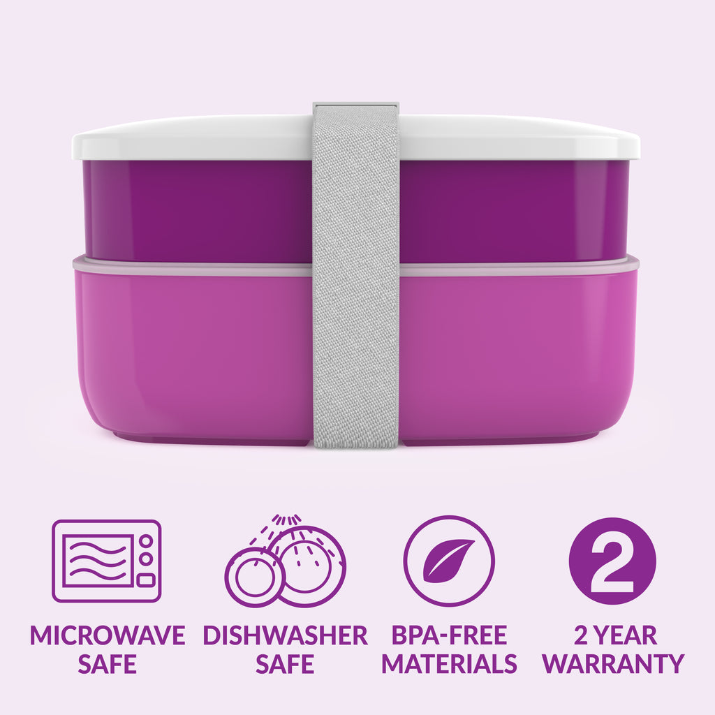 Bentgo® Classic Lunch Box 2-Pack | Compact Lunch Containers