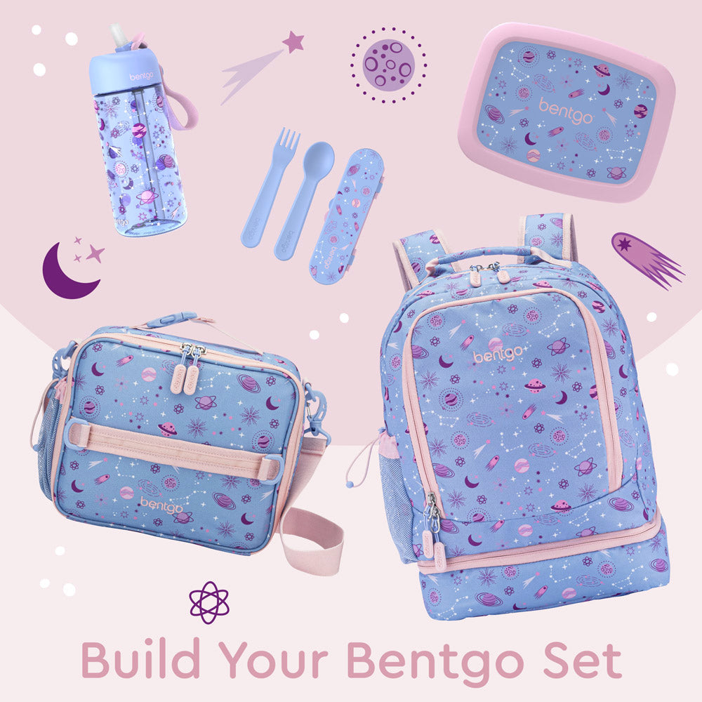 Bentgo® Kids Backpack & Lunch Bag | Lavender Galaxy