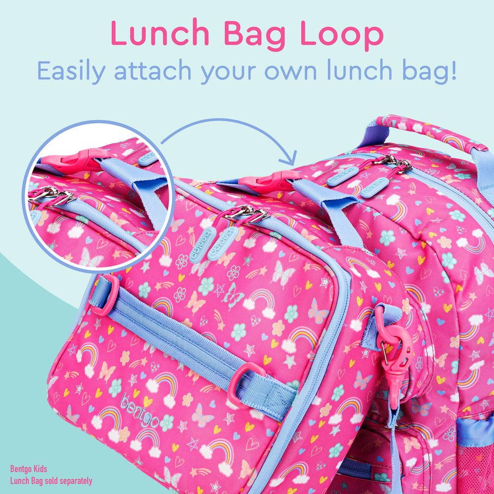 Bentgo® Kids Backpack | Rainbows and Butterflies