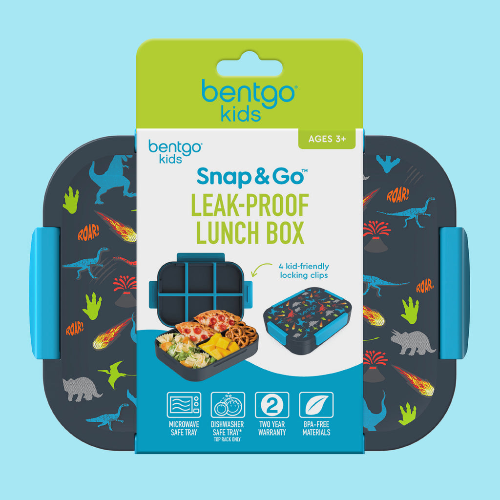Bentgo® Kids Snap & Go Lunch Box | Dinosaur - Packaging