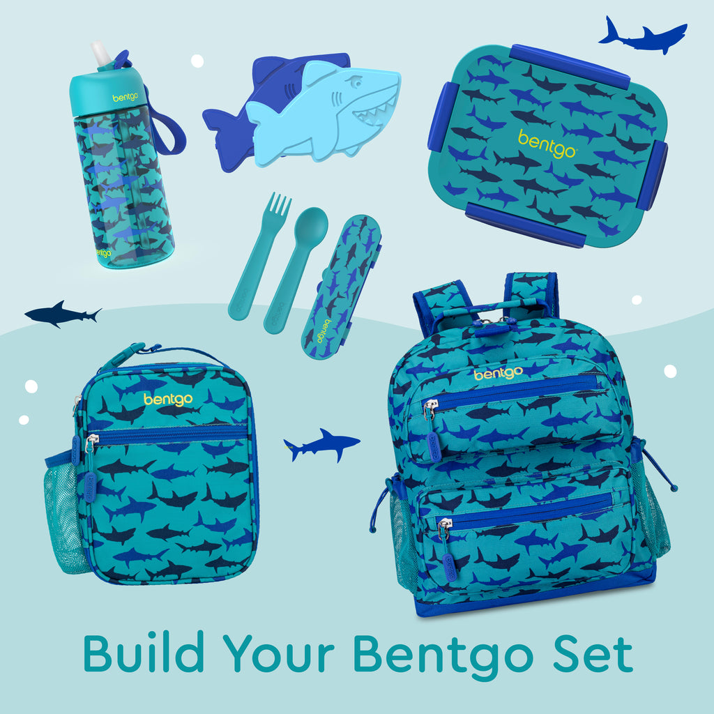 Bentgo® Kids Snap & Go Lunch Box | Sharks - Buy Our Lunch Box and Build Your Bentgo Set