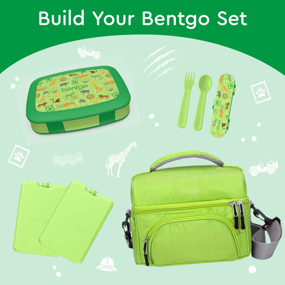Bentgo Kids Prints Lunch Box - Safari | Build Your Bentgo Set