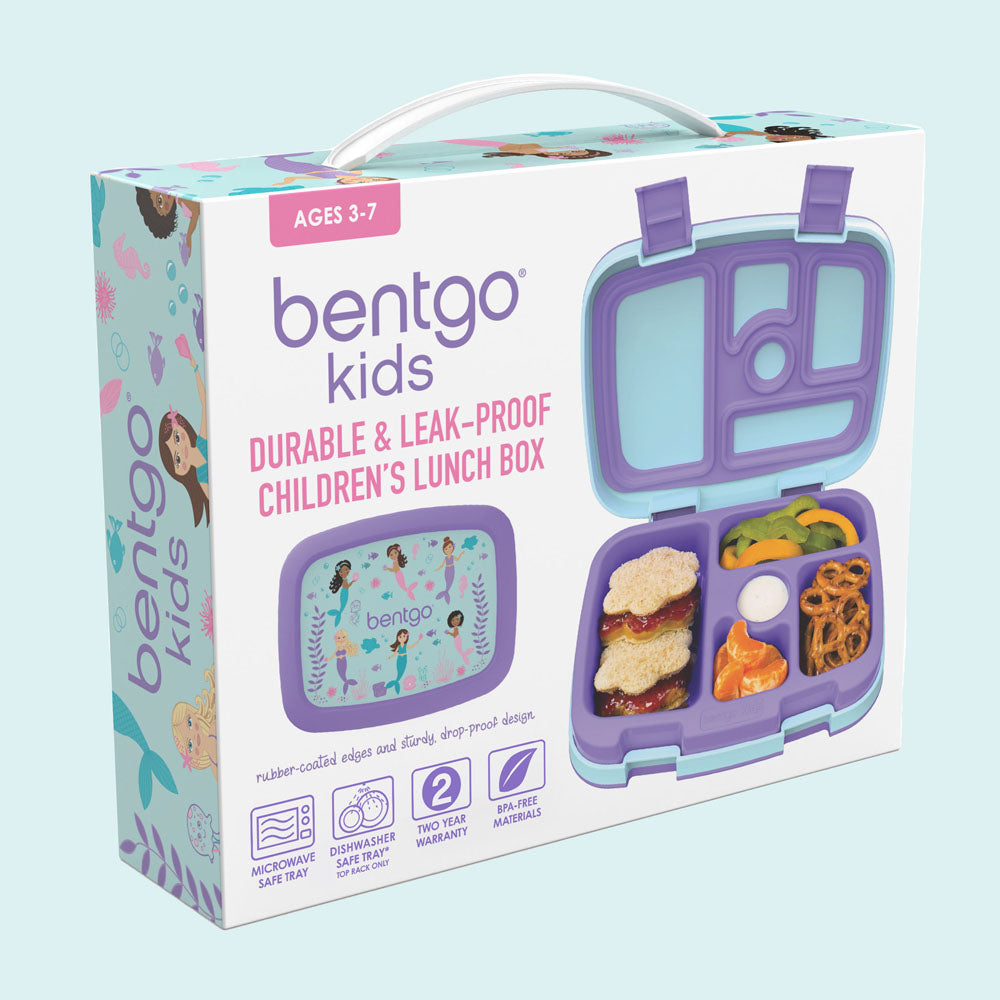 Bentgo Kids Prints Lunch Box - Mermaids in the Sea | Product Packaging