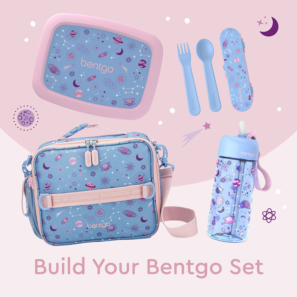 Bentgo® Kids Utensils Set | Lavender Galaxy - Build Your Bentgo Set With Our Lunch Boxes, Bags, and More