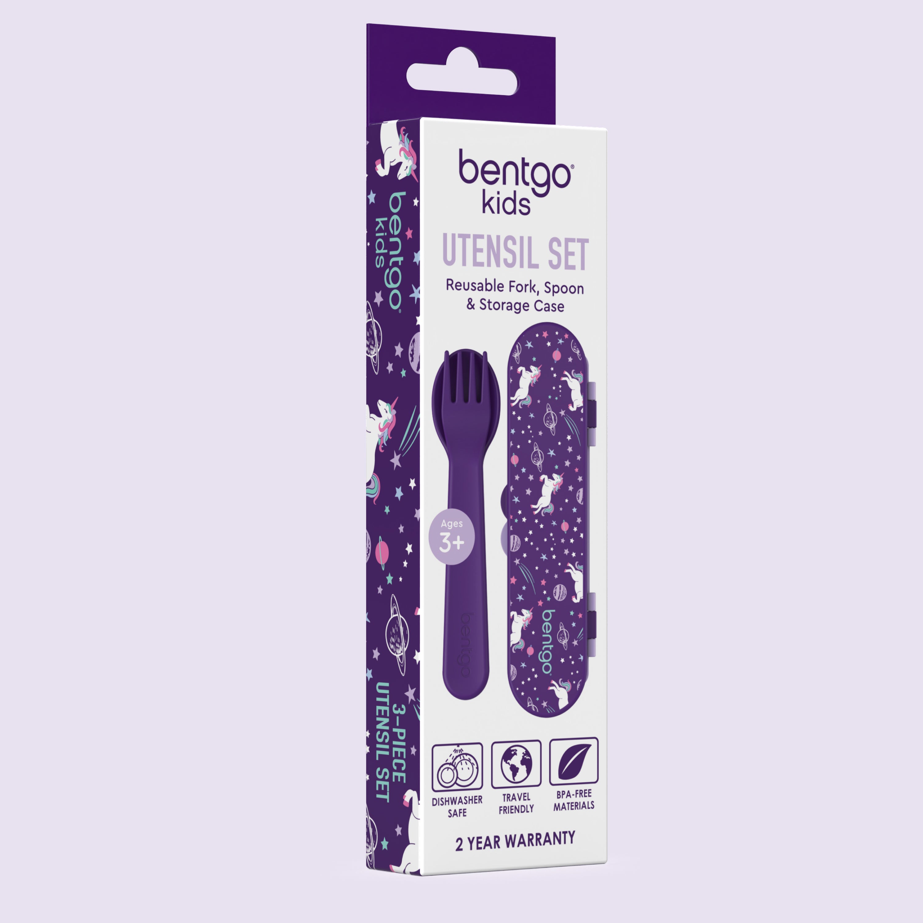 Bentgo® Kids Utensils Set - Sharks | Packaging