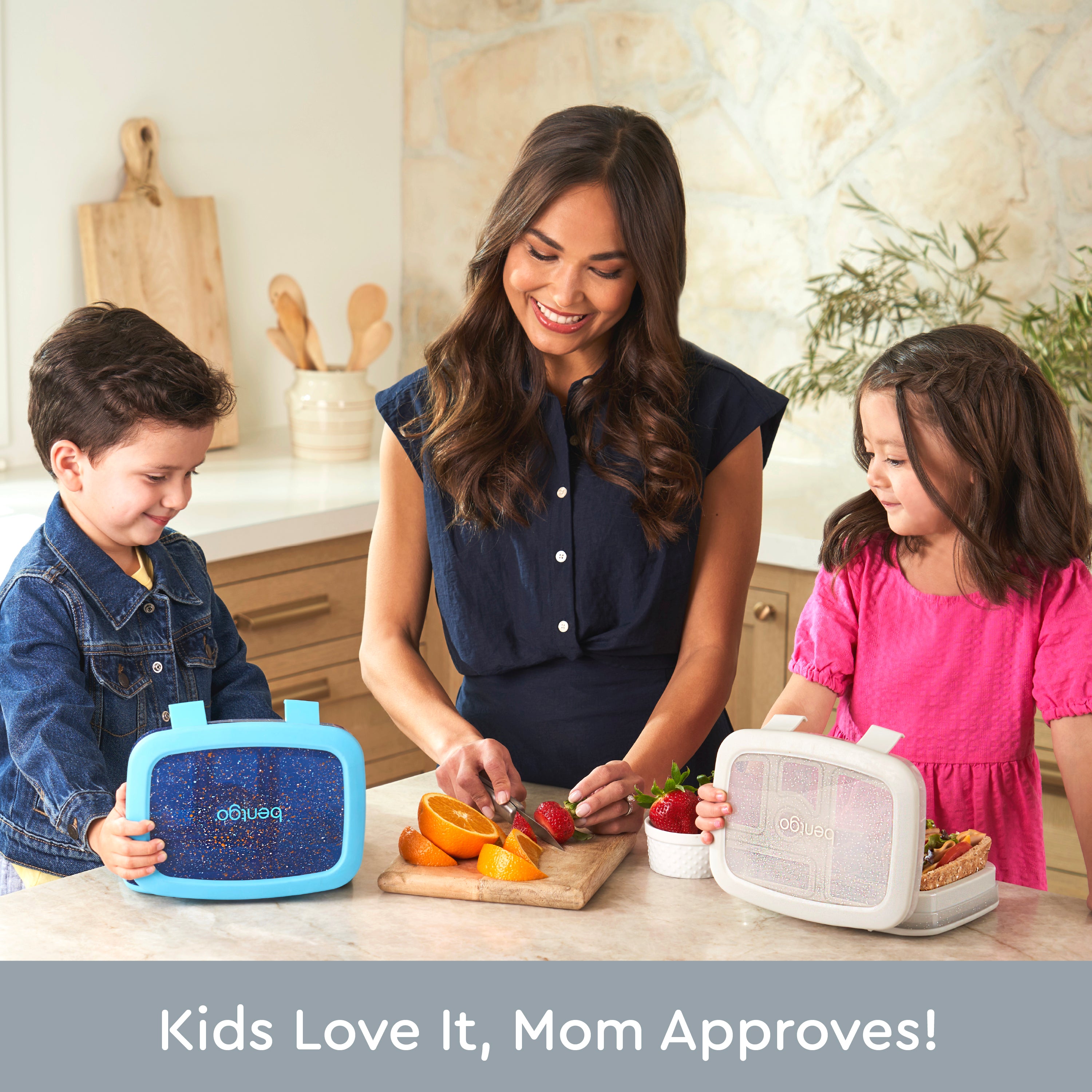 Bentgo® Kids Lunch Box - Silver Glitter