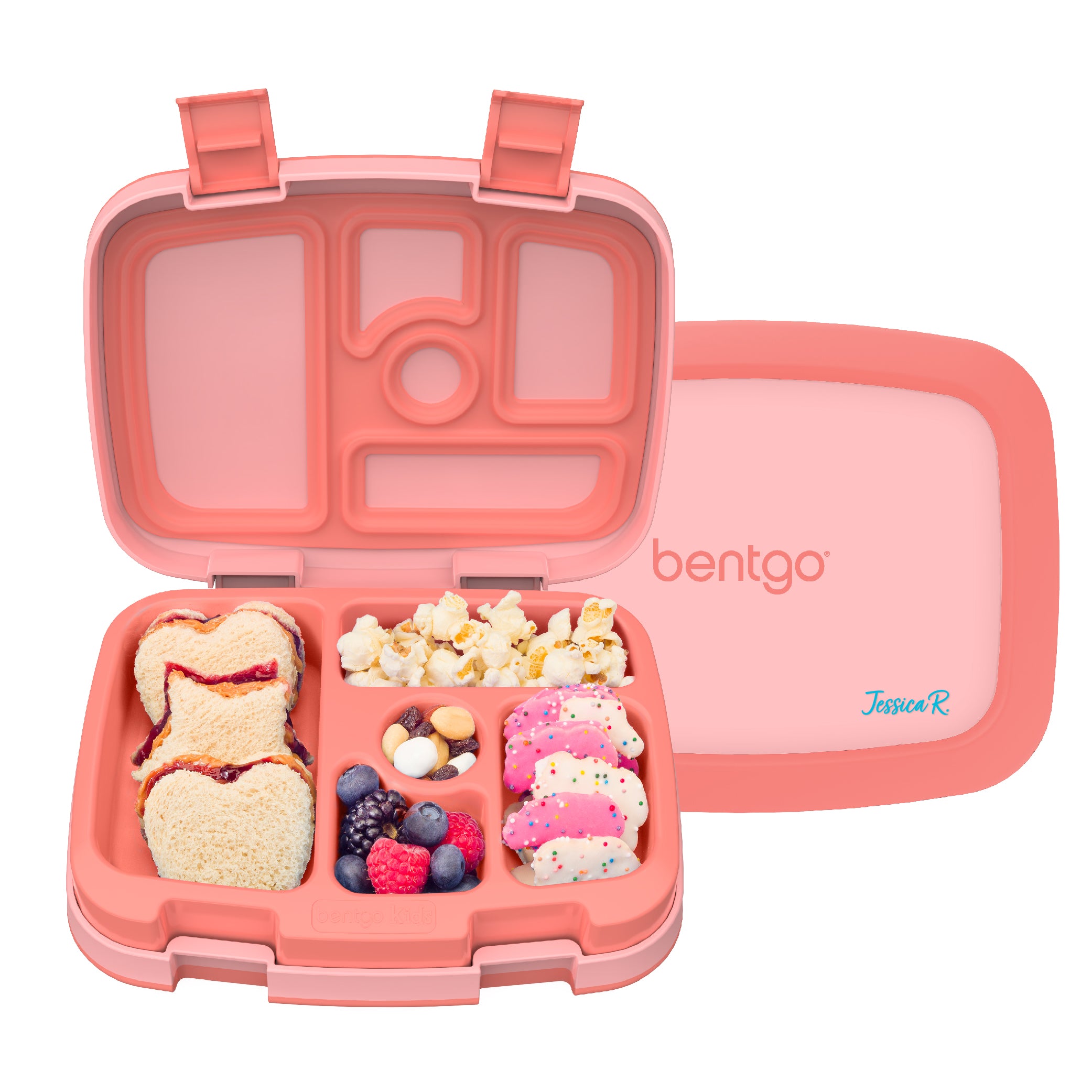 pz:Bentgo® Kids Lunch Box with Personalization - Coral