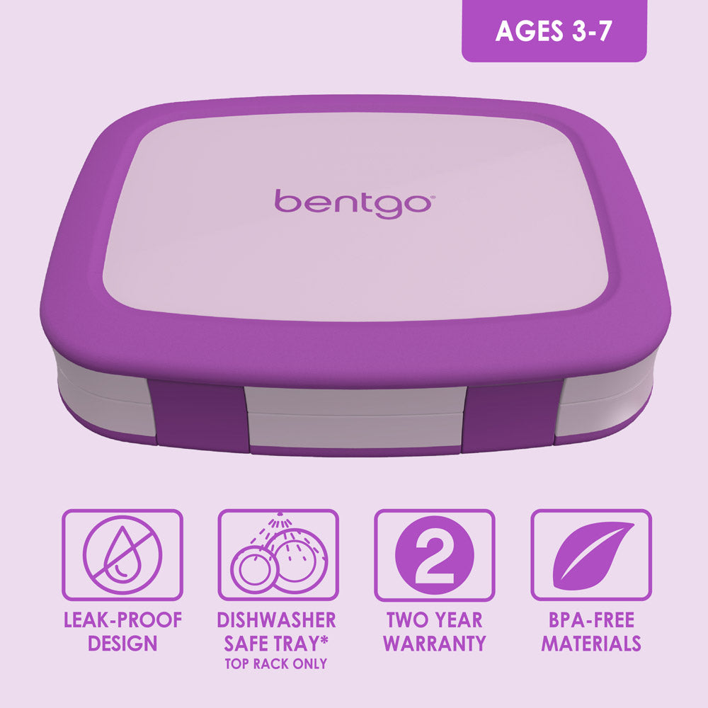 Bentgo® Kids Lunch Box | Purple