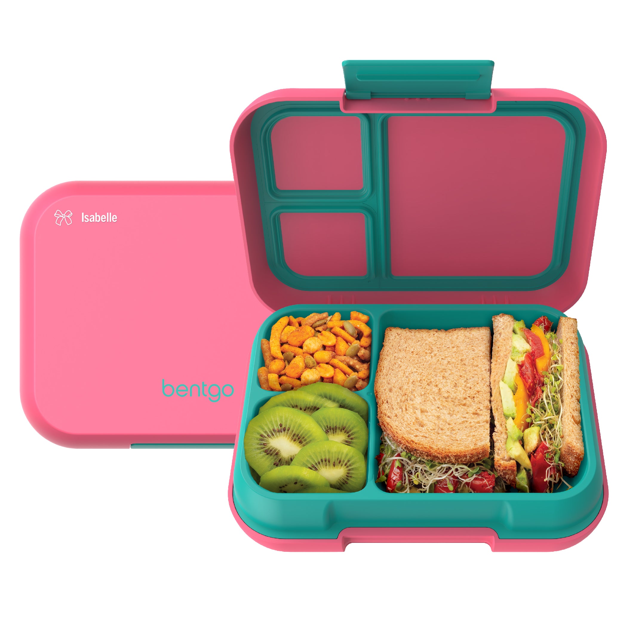 pz:Bentgo Pop Lunch Box - Bright Coral/Teal