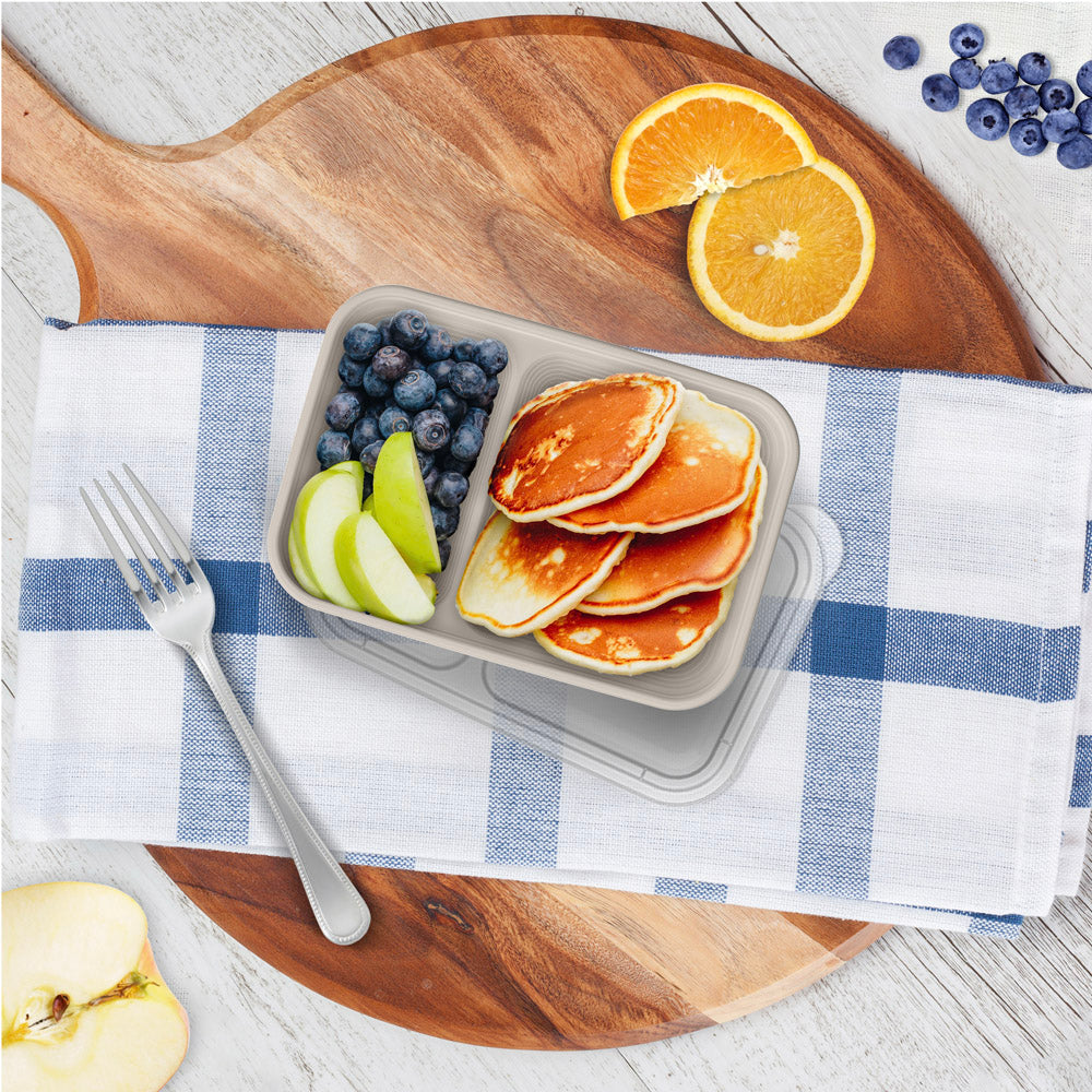 Bentgo® Prep 2-Compartment Snack Containers (20-Piece) - Clay | Lifestyle Image