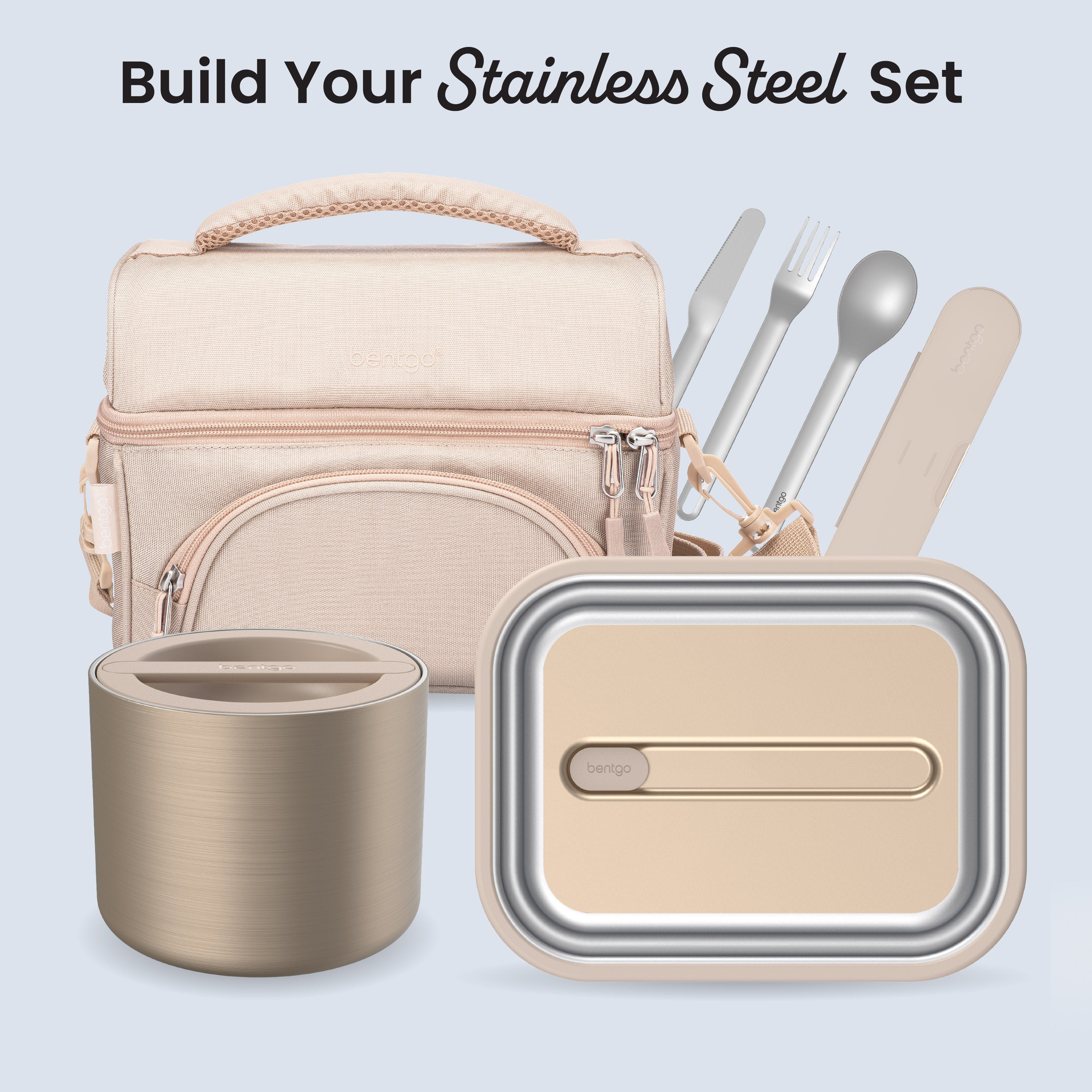 Bentgo® Stainless Steel Insulated Food Container - Gold | Build Your Stainless Steel Set