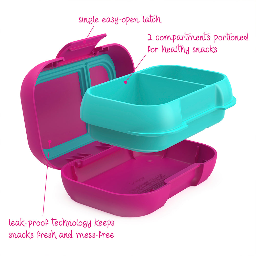 Bentgo® Chill Kids Lunch & Snack Box - Fuchsia/Teal