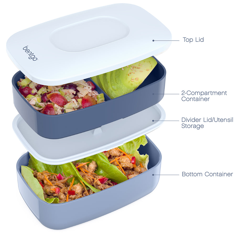 Bentgo Classic Lunch Box & Deluxe Bag - Slate