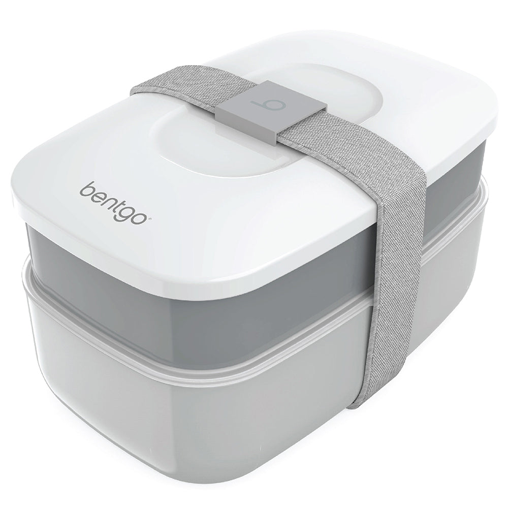 Bentgo Classic Lunch Box & Deluxe Bag - Gray
