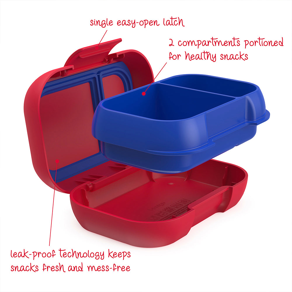 Bentgo Kids Snack Container - Red/Royal