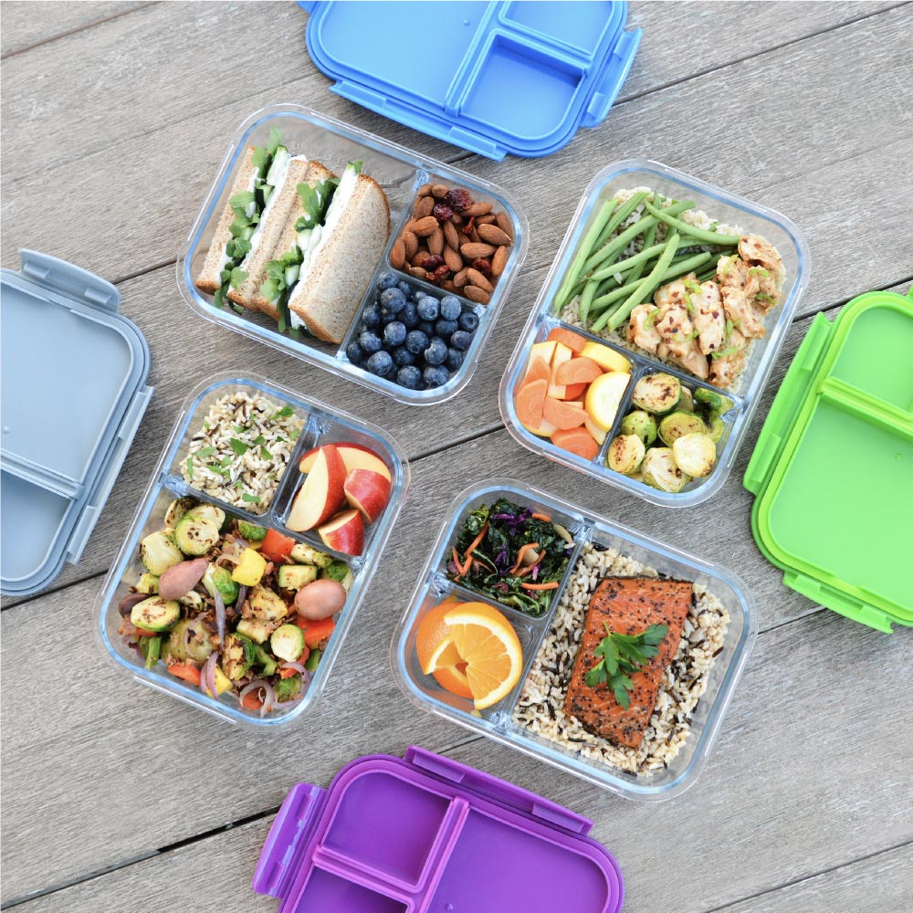 Bentgo Glass Lunch Container - Gray