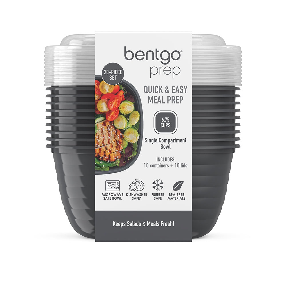 Bentgo® Prep 1-Compartment Bowls - Graphite