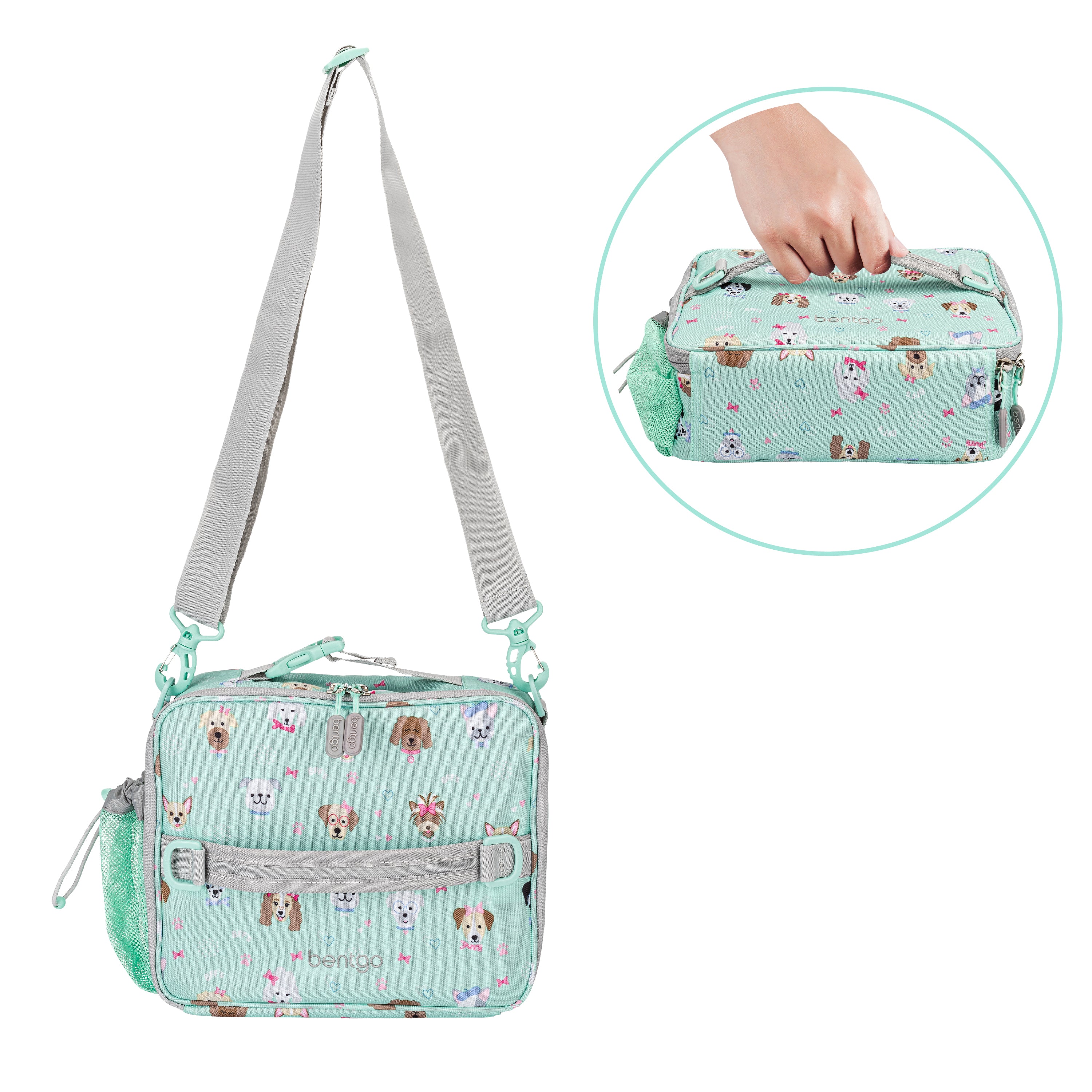 Bentgo Kids Prints Lunch Box & Bag - Puppy Love