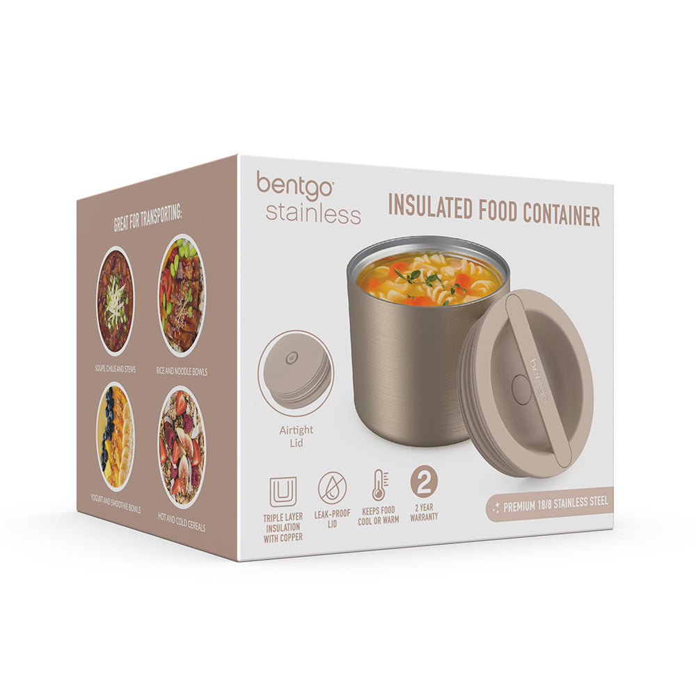 Bentgo® Stainless Insulated Food Container - Gold