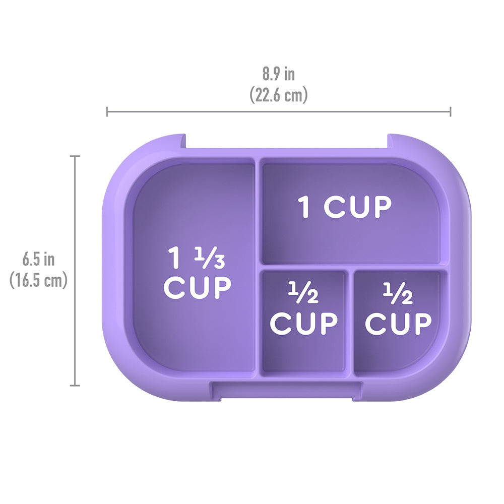 Bentgo® Chill Kids Tray with Transparent Cover - Purple