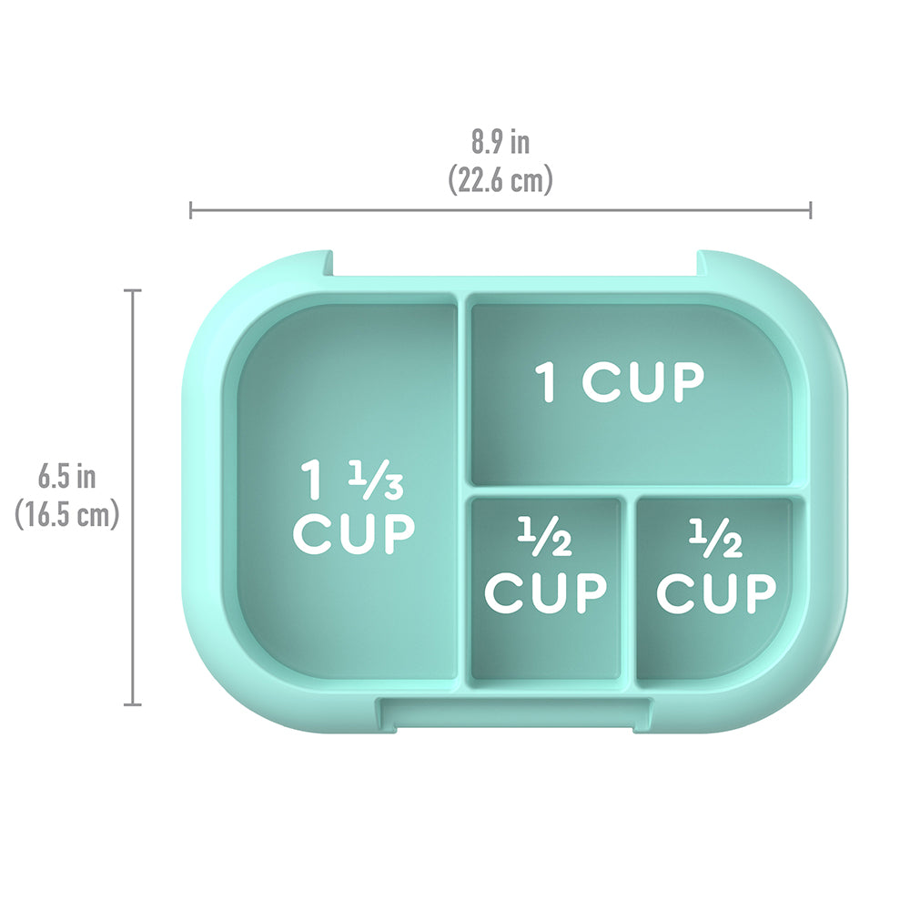 Bentgo® Chill Kids Tray with Transparent Cover - Aqua