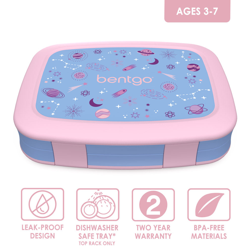 Bentgo Kids Prints Lunch Box - Lavender Galaxy
