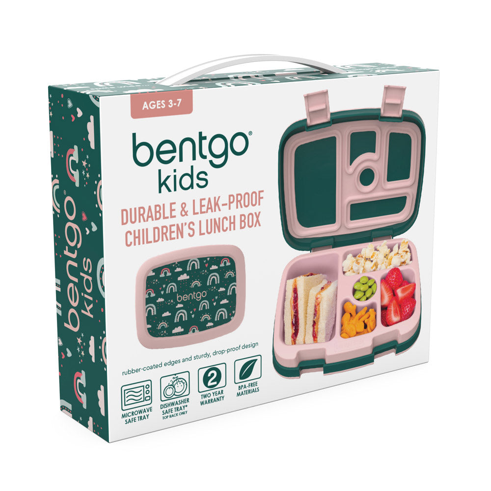 Bentgo Kids Prints Lunch Box - Green Rainbow