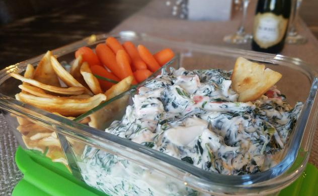 Ring in the New Year with Spinach & Crab Dip!