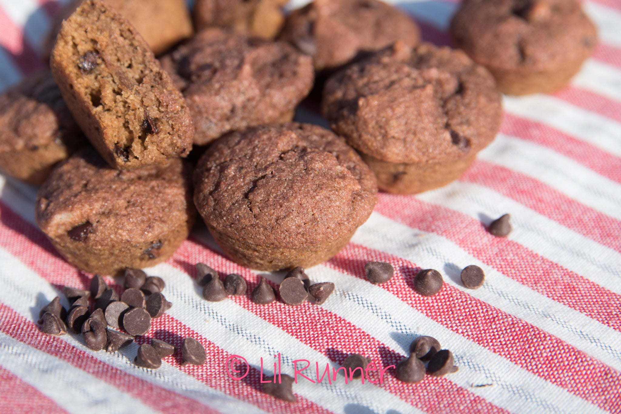 Mini Chocolate Chip Beet Muffins