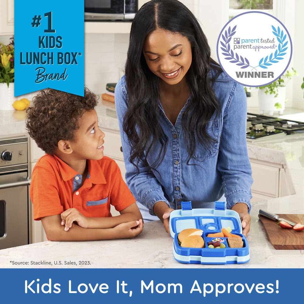 Bentgo® Kids Lunch Box (2-Pack) - Blue | Kids Love It, Mom Approves!