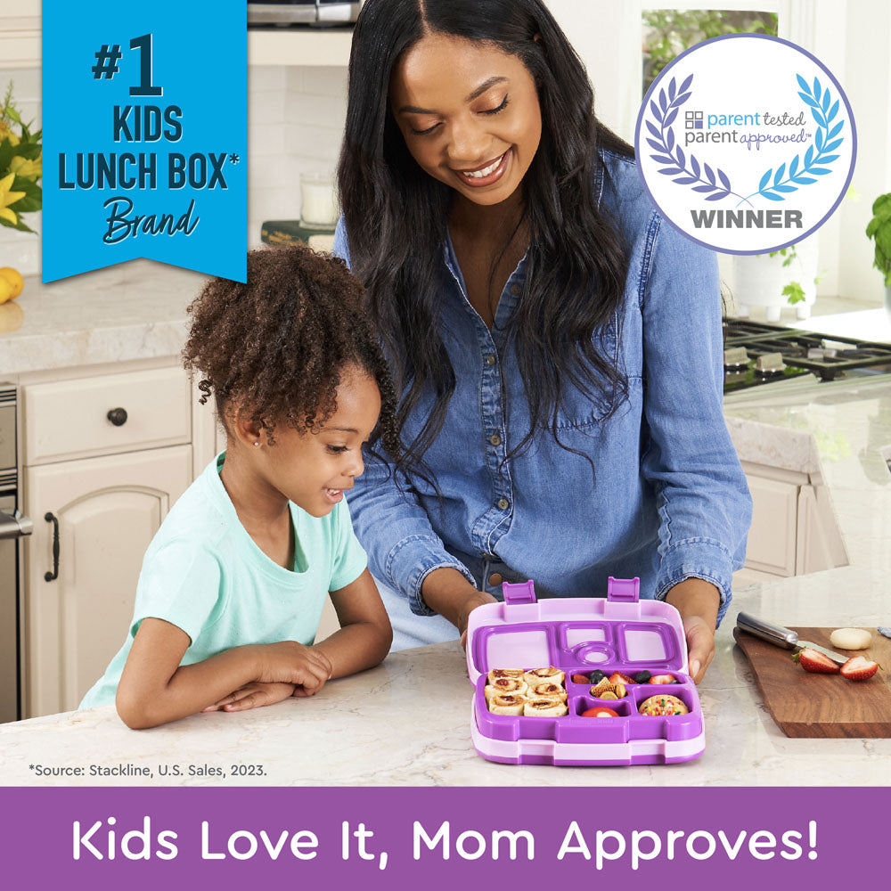 Bentgo® Kids Lunch Box (2-Pack) - Purple | Kids Love It, Mom Approves!