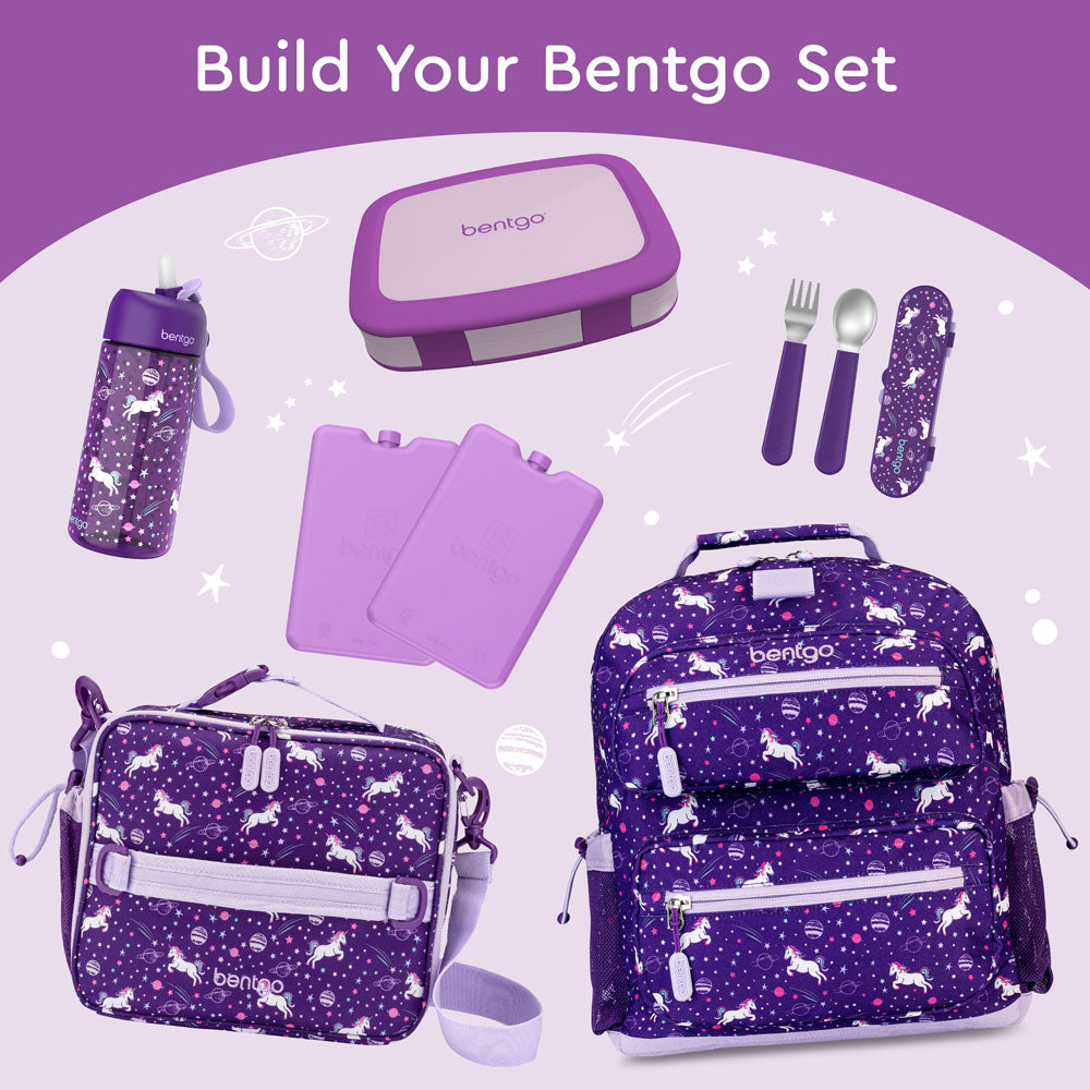 Bentgo® Kids Lunch Box (2-Pack) - Purple | This Lunch Box Is Perfect To Build Your Bentgo Set