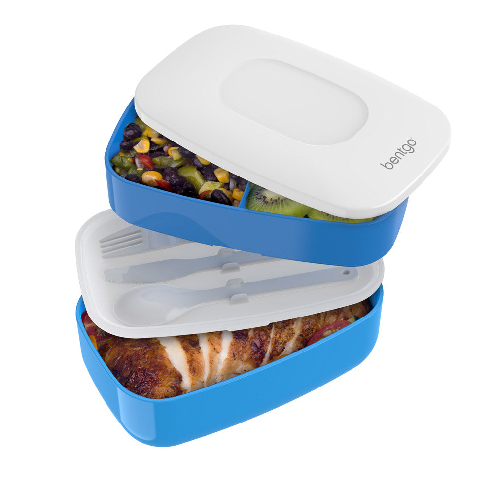 Bentgo All-in-One Stackable Lunch Box, Blue