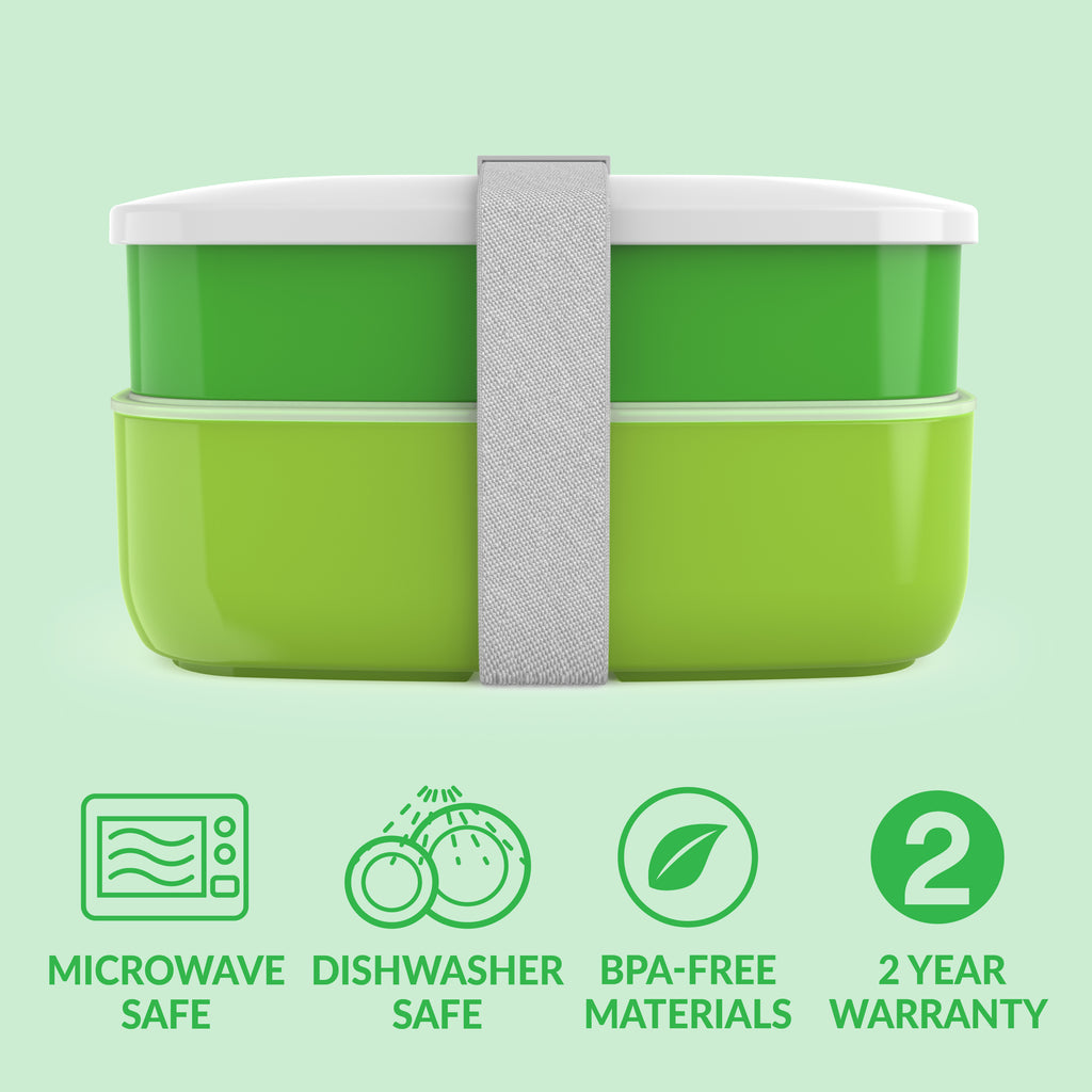 Bentgo® Classic Lunch Box 2-Pack | Compact Lunch Containers