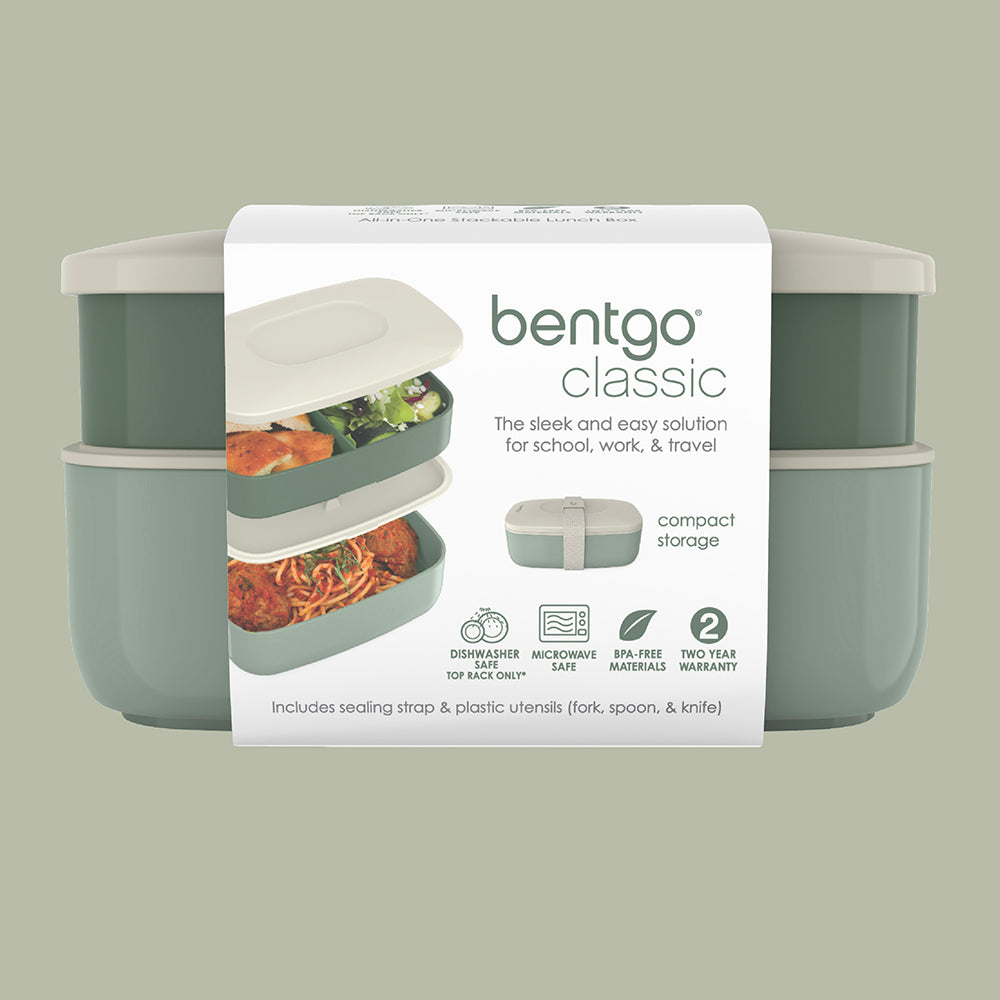 Bentgo® Classic Lunch Box - Khaki Green | Packaging