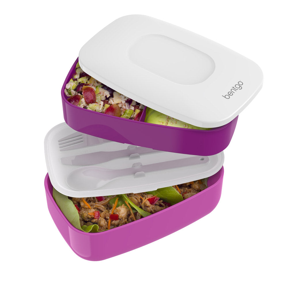 Bento Snack Boxes Meal Prep Container 4-Section with Lid 4