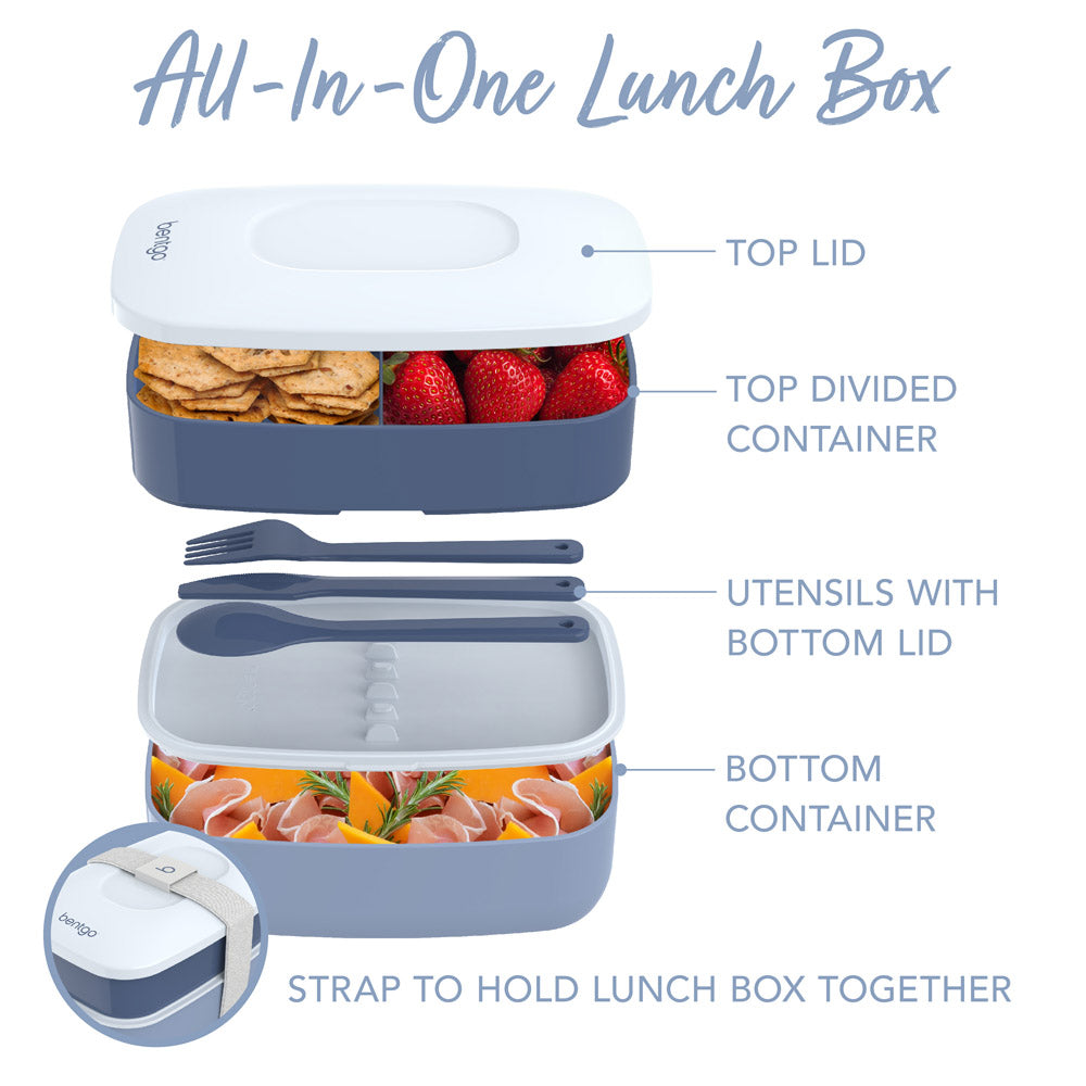 Bentgo® Classic Lunch Box | Bento Style Lunch Box | Slate
