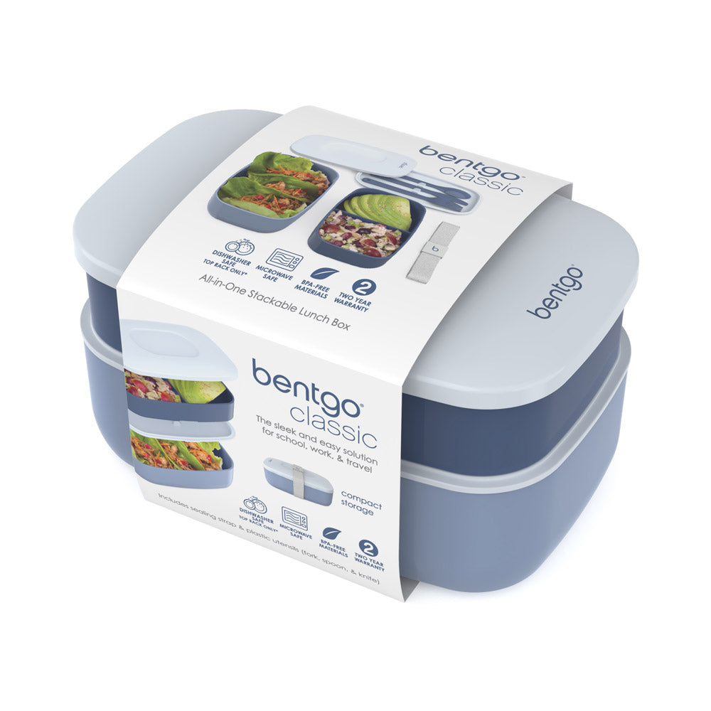 Bentgo® Classic Lunch Box | Bento Style Lunch Box | Slate