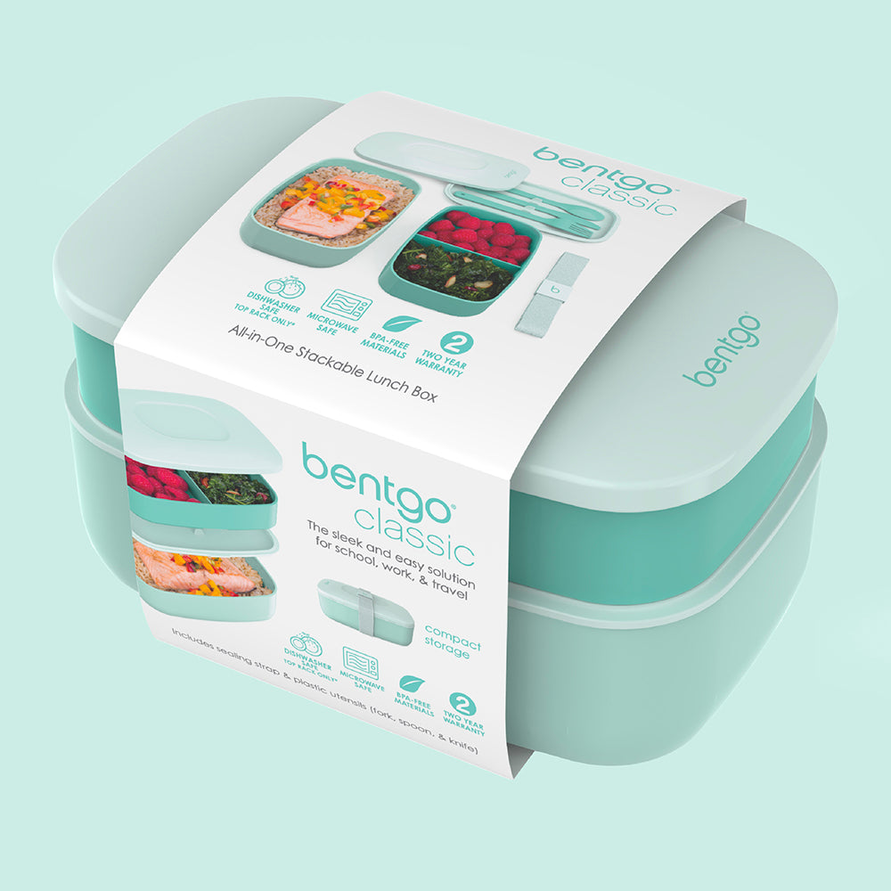 Bentgo® Classic Lunch Box - Coastal Aqua | Packaging