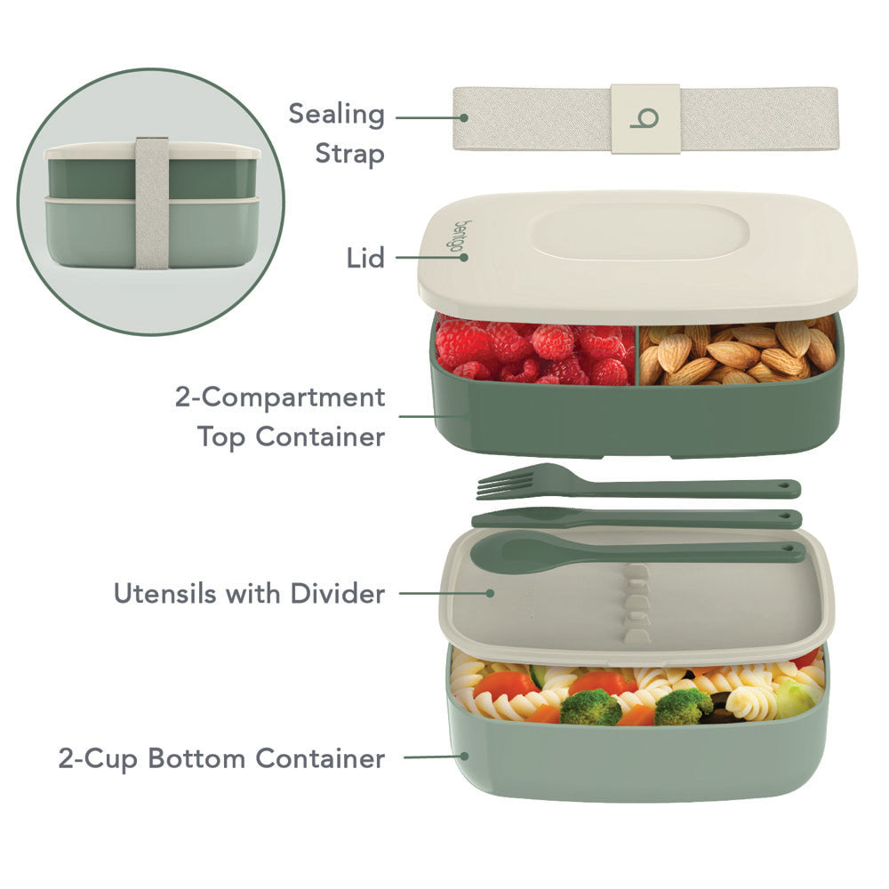 Bentgo® Deluxe 4-Piece Lunch Set | Bento Box Lunch Set