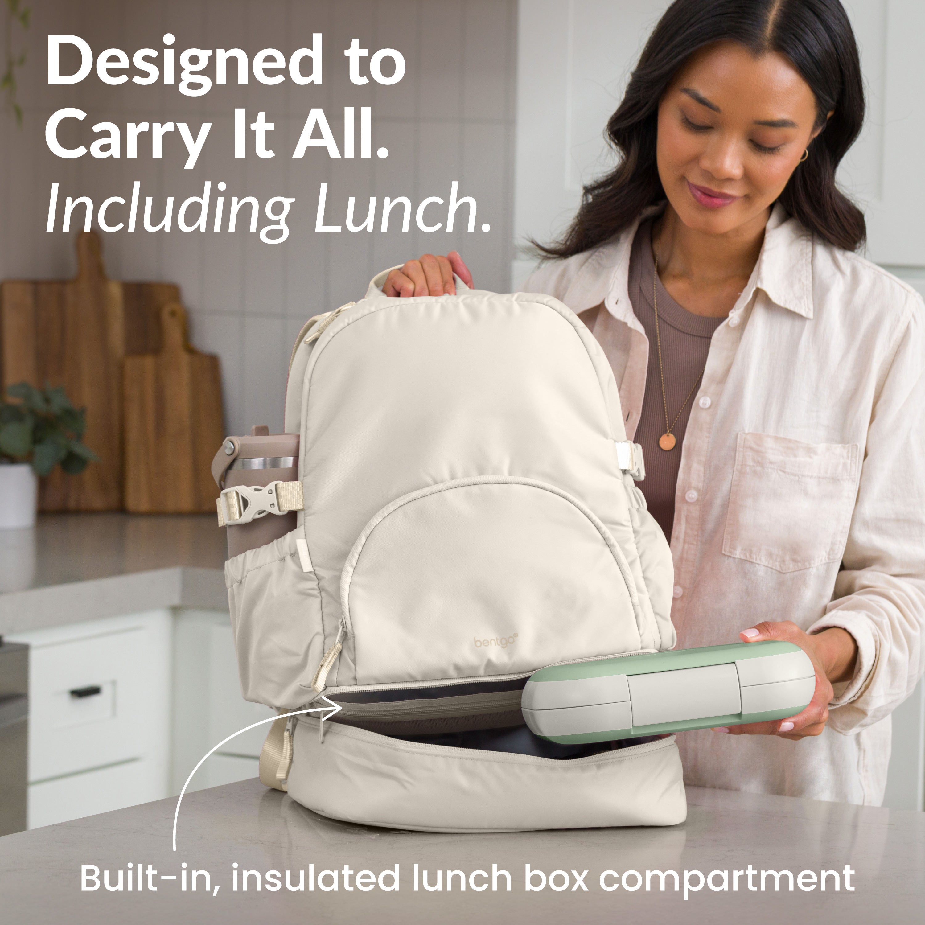 Bentgo 2-in-1 Backpack with Insulated Meal Compartment - Lavender Bentgo 2-in-1 Backpack with Insulated Meal Compartment - Lavender