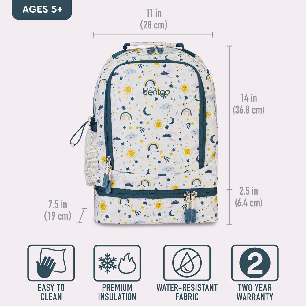 Bentgo Kids 2-in-1 Backpack & Insulated Lunch Bag (Friendly Skies) Bentgo Kids 2-in-1 Backpack & Insulated Lunch Bag (Friendly Skies)