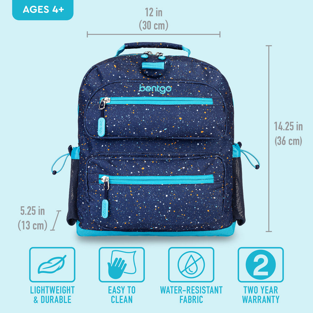 Bentgo® Kids Backpack | Abyss Blue Speckle Confetti