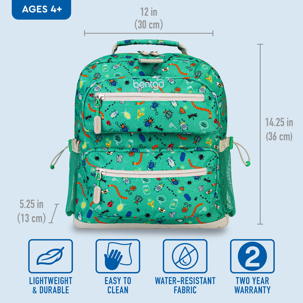 School Backpack for Girls,Cute Rainbow-Print Backpacks with Lunch Box,Kids  School Bag BookBags for Elementary Preschool(Black)