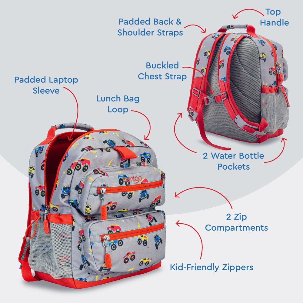 Bentgo® Kids Backpack | Trucks