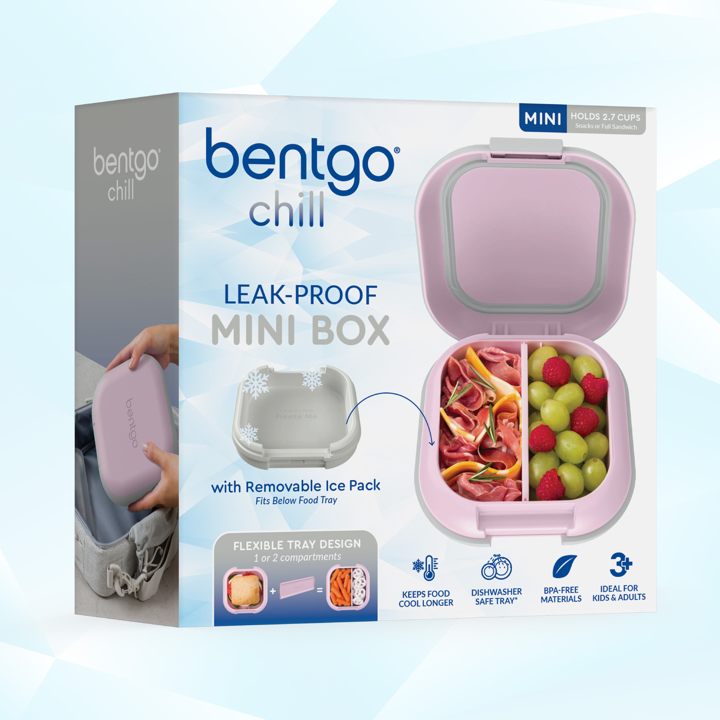 Bentgo® Chill Mini Lunch Box - Lilac Mist  | Packaging Image