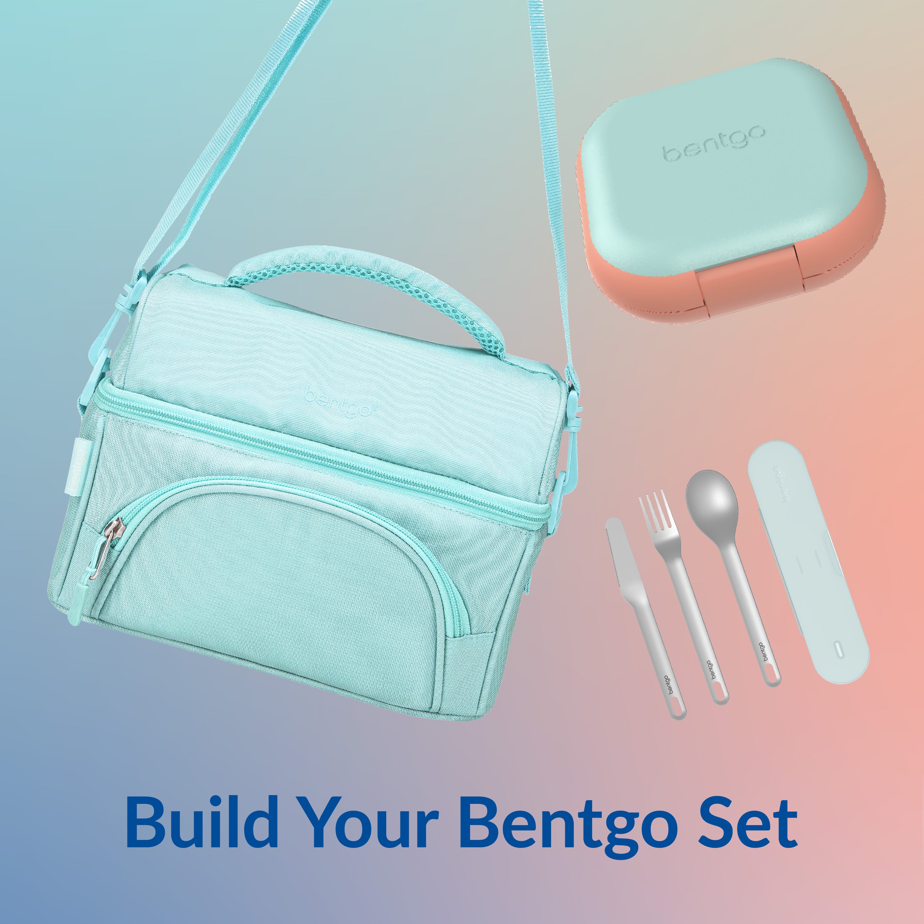 Bentgo® Chill Mini Lunch Box - Seaside Papaya  | Build Your Bentgo Set