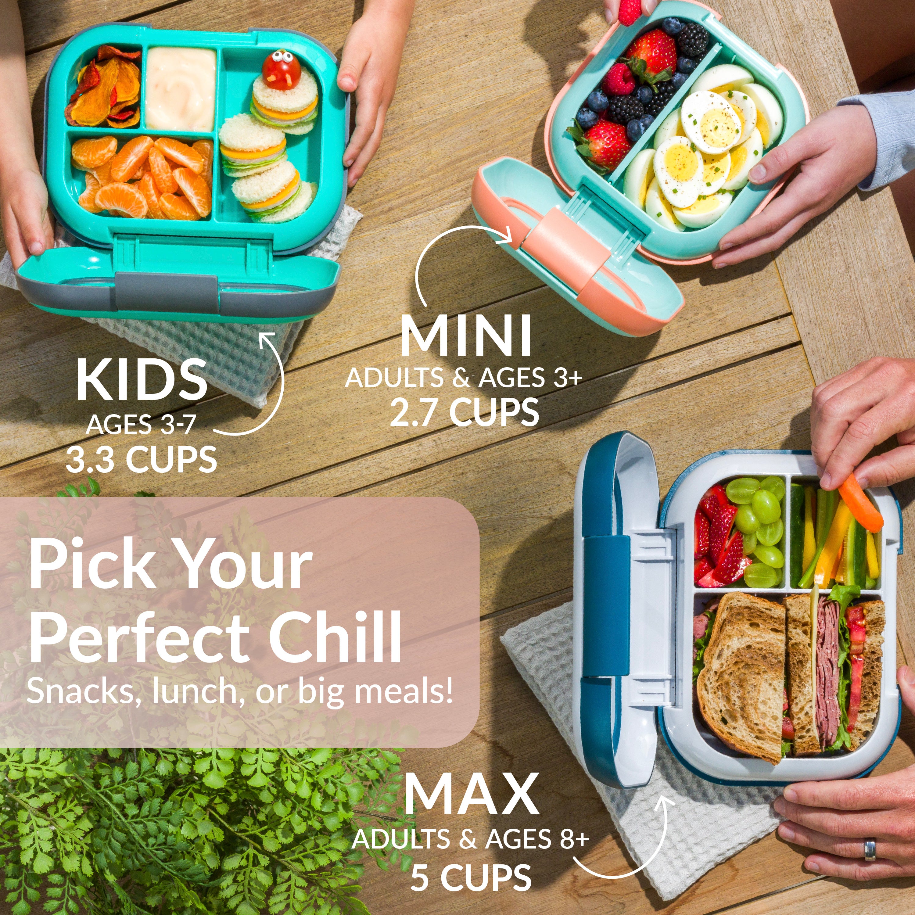 Bentgo® Chill Max Lunch Box  - Pink Cloud and Blush | Pick Your Perfect Chill - Snacks, Lunch, Or Big Meals