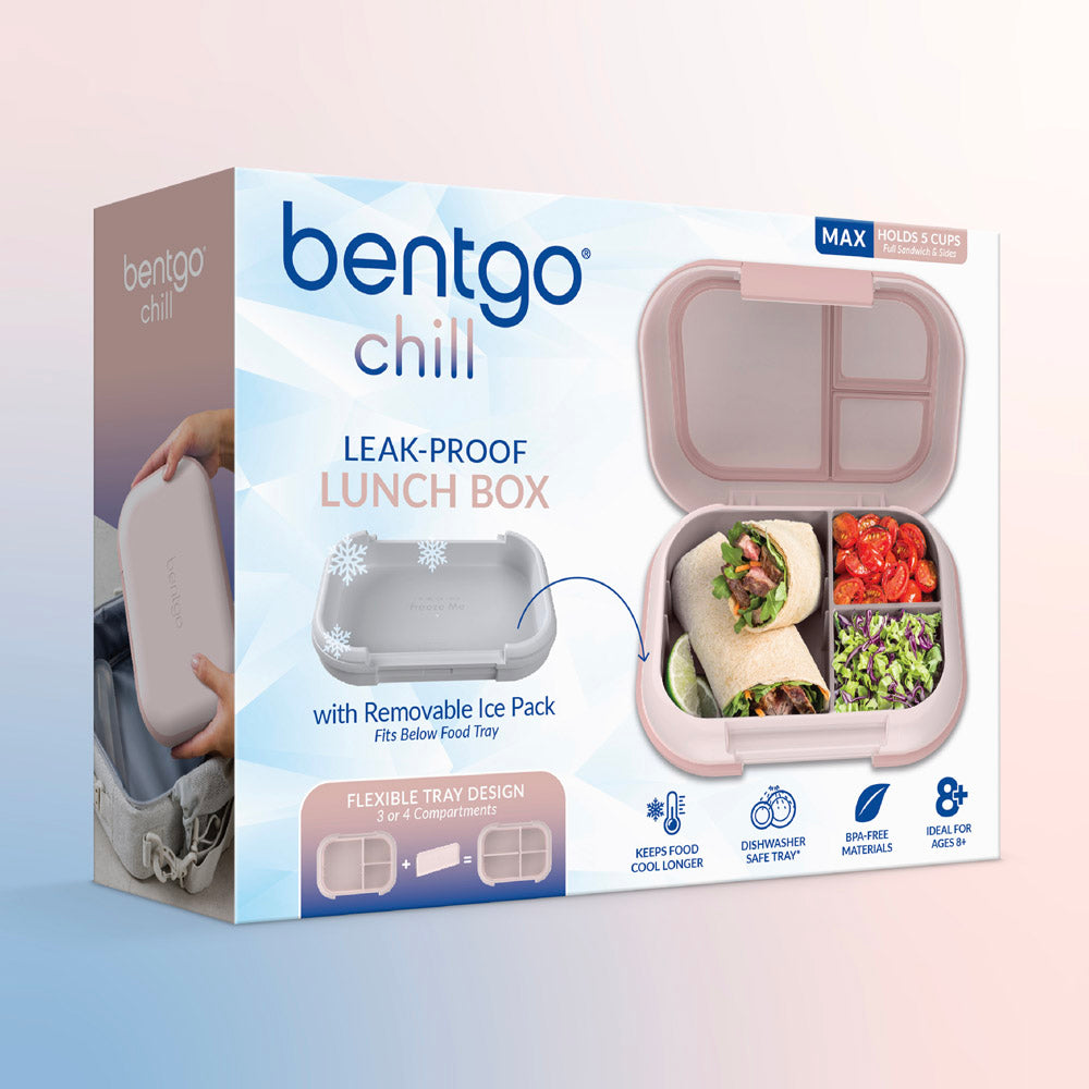 Bentgo® Chill Max Lunch Box - Pink Cloud and Blush | Packaging