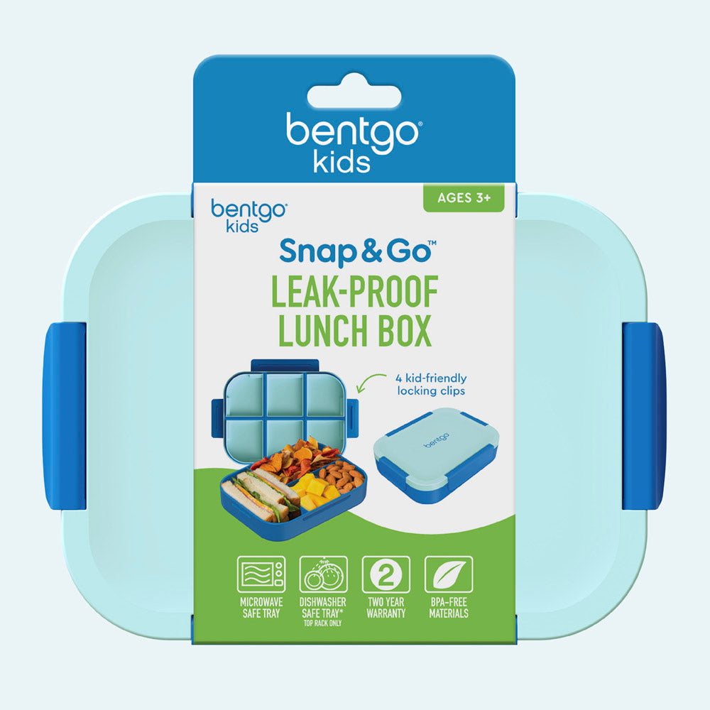 Bentgo® Kids Snap & Go Lunch Box | Blue - Packaging